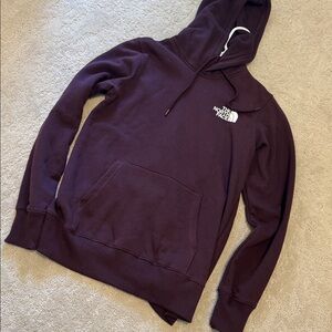 The North Face Dark Purple/maroon Hoodie